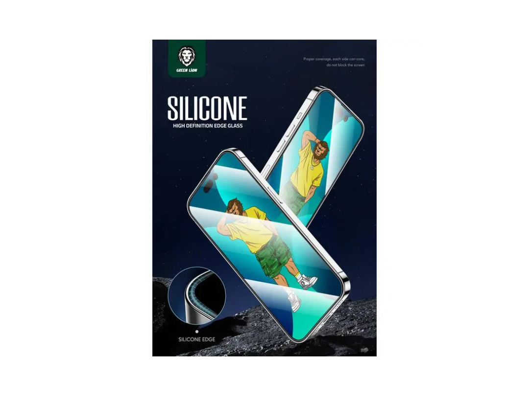 Buy Green Lion iPhone 14 Pro 3D Silicone HD Glass Screen Protector in Qatar Buy Green Lion iPhone 14 Pro 3D Silicone HD Glass Screen Protector in Qatar
